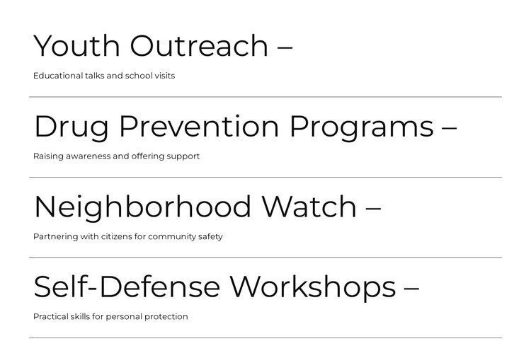 Emergency Assistance Template