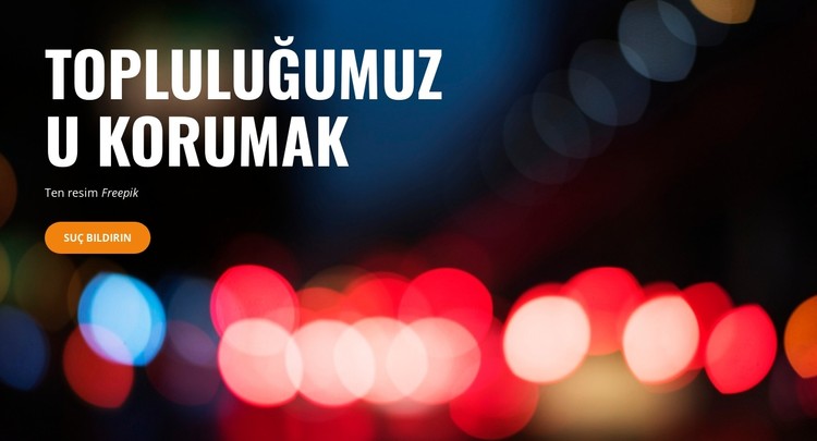 Hizmet Etmek ve Korumak CSS Şablonu