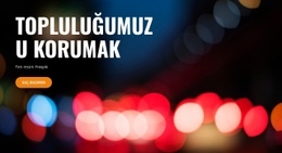 Hizmet Etmek Ve Korumak - Modern Site Tasarımı