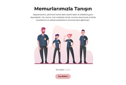 Polis Memurlarımızla Tanışın - Nihai WordPress Teması