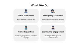 Report A Crime Online Web Page Design