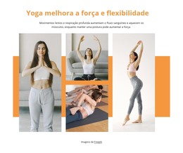 Página HTML Para Força E Flexibilidade