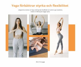 Styrka Och Flexibilitet - Kreativ Multifunktionsmall