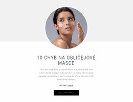 10 Chyby Masky Na Obličej – Bezplatné Šablony