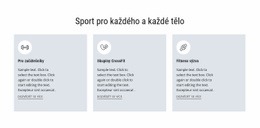 Sport Pro Všechny Šablona