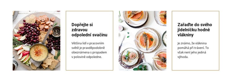 Personalizované dietní plány Šablona CSS