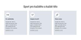 Sport Pro Všechny - Webová Šablona