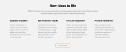 Creative New Ideas To Life Full Width Template