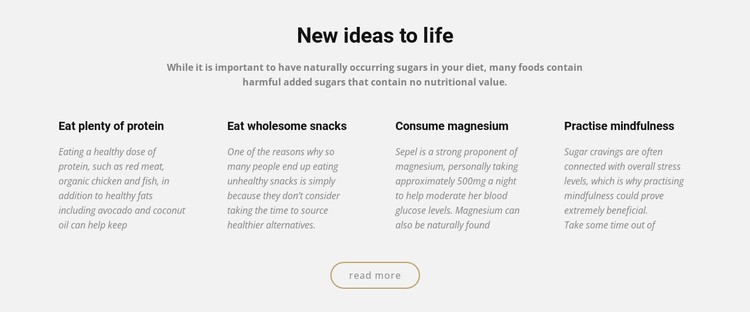 Creative new ideas to life CSS Template