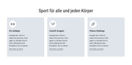 Sport Für Alle CSS-Websitevorlage