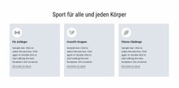 Sport Für Alle - Responsive Landingpage