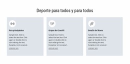 Creador De Sitios Web Premium Para Deporte Para Todos