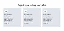 Deporte Para Todos - HTML Generator Online