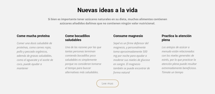 Nuevas ideas creativas a la vida Diseño de páginas web