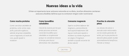 Nuevas Ideas Creativas A La Vida - Impresionante Maqueta De Sitio Web