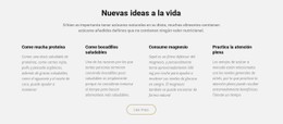 Nuevas Ideas Creativas A La Vida Plantilla De Ancho Completo