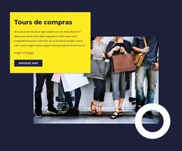 Tours De Compras - Tema De Sitio Web Listo
