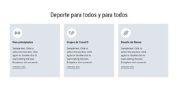 Deporte Para Todos - Tema Creativo Multipropósito De WordPress