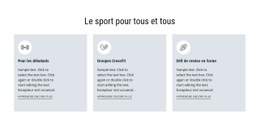 Du Sport Pour Tous – Inspiration De Modèle D'Une Page