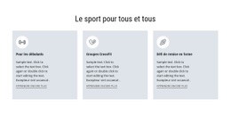 Du Sport Pour Tous - Page De Destination Réactive