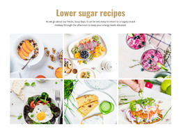 Favorite Tasty Food Recipes - HTML Website Layout