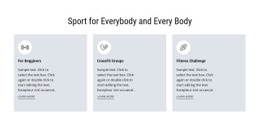 Sport Mindenkinek - HTML Generator Online