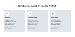 Sport Mindenkinek - Egyszerű Kialakítás