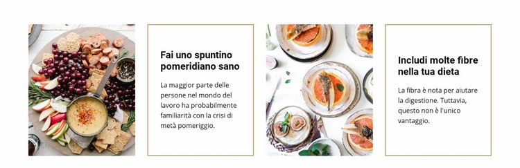 Piani dietetici personalizzati Modelli di Website Builder