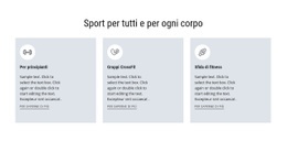 Sport Per Tutti - Ispirazione Per Il Modello Di Una Pagina