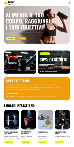 Nutrizione Sportiva Premium