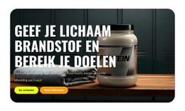 Sportvoedingscentrum CSS-Sjabloon