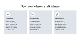 Sporten Voor Iedereen - Moderne HTML5-Sjabloon