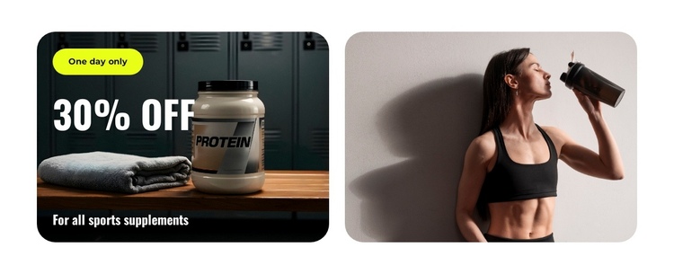 Personalized Nutrition Plans One Page Template