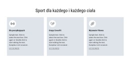 Sport Dla Każdego - Nowoczesny Szablon HTML5