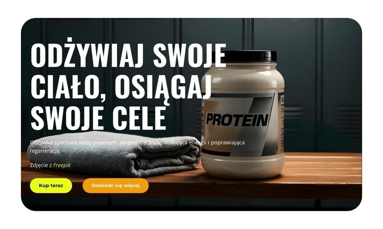 Centrum Żywienia Sportowego Szablon