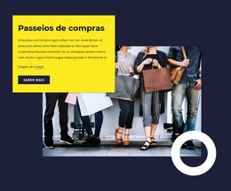 Novo Tema Para Passeios De Compras