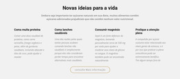 Novas Ideias Criativas Para A Vida - Modelo Joomla Responsivo