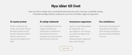 Kreativa Nya Idéer Till Livet - Responsiv Webbplatsmall