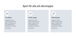 Sport För Alla - Kreativt Mångsidigt WordPress-Tema