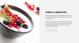 Lezzetli Yemekler Alın Site Şablonu