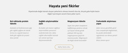 Hayata Yaratıcı Yeni Fikirler - Duyarlı Web Sitesi