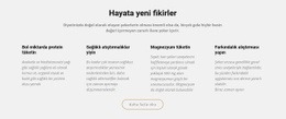 Hayata Yaratıcı Yeni Fikirler Için Özel Bir Web Sitesi Tasarımı
