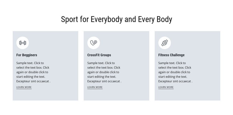 Sport for everybody Webflow Template Alternative