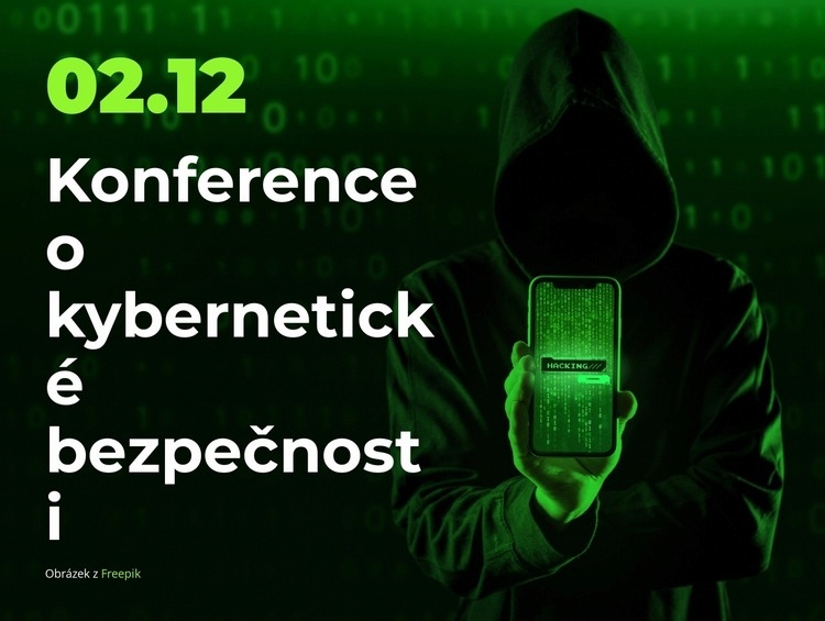 Join the Cybersecurity Conference Šablona