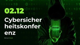 Join The Cybersecurity Conference HTML5-Vorlage