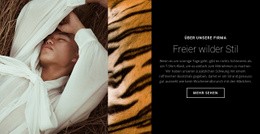 Benutzfertiges Website-Design Für Stoffstruktur