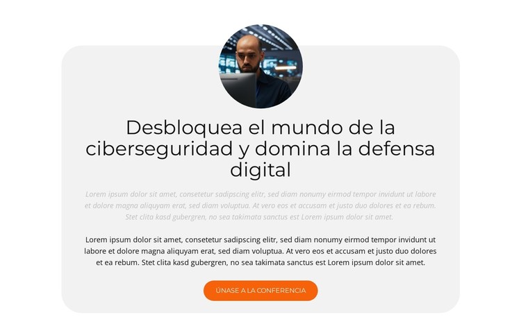 La seguridad en tus manos Plantilla CSS