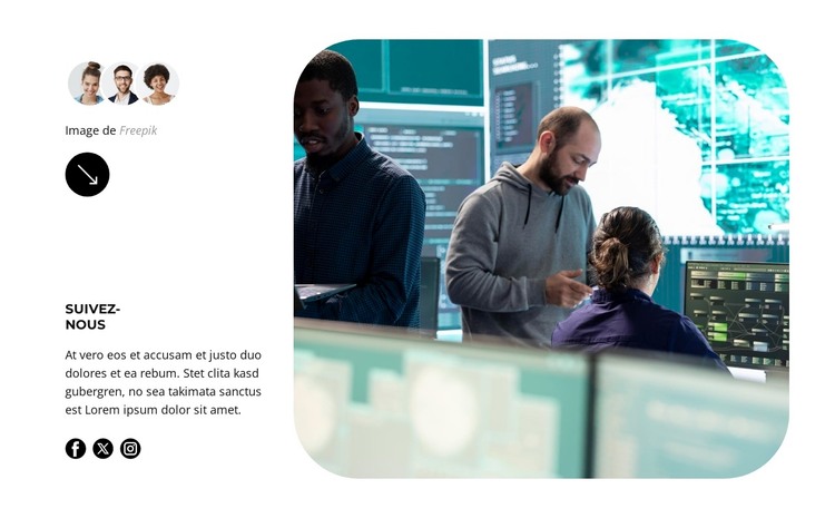 La cybersécurité commence Modèle HTML