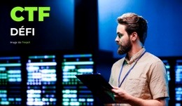 Rencontre De Hackers Modèle D'Une Page