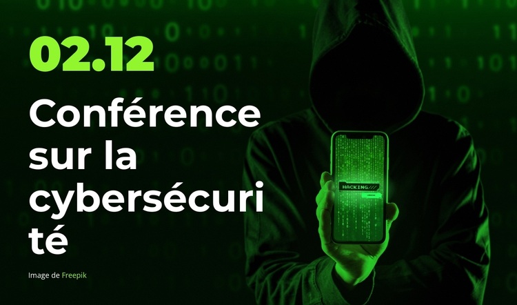 Join the Cybersecurity Conference Thème WordPress
